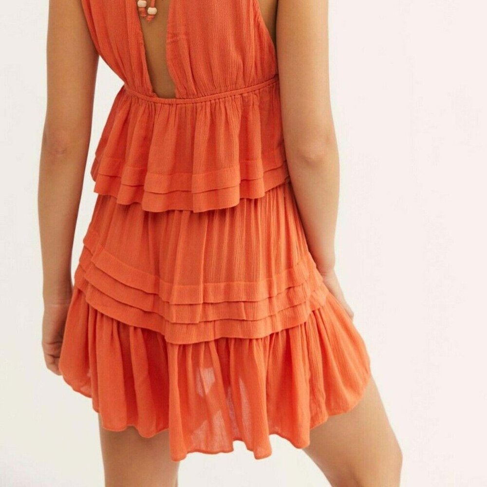 Free People Endless Summer Fell For It Skirt Shorts Pleated High Rise S 212479 View 2